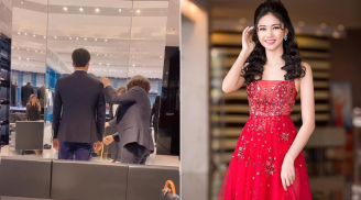 Hiếm lắm mới chịu khoe ông xã đại gia, Á hậu Thanh Tú còn có hành động tình cảm thế này đây