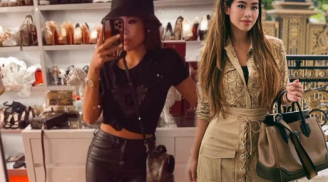 Rich kid Tiên Nguyễn lên đồ dạo phố tiện khoe 'nhẹ' tủ đồ hàng trăm tỷ khiến ai cũng xuýt xoa