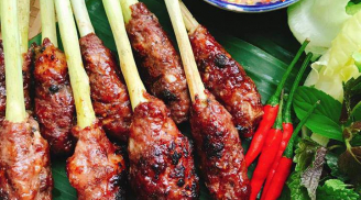 Trưa mát trời làm ngay món nem bò nướng sả mềm ngon, thơm nức mũi