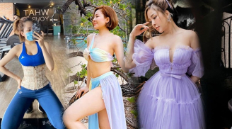 Trâm Anh khoe hình xinh đẹp vẫn không quên tự nhận bóp eo quá đà