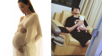 Showbiz 1/11: Hà Hồ chính thức thông báo tin vui mang bầu, Ông Cao Thắng ôm con ngồi ngủ gật khiến fan thích thú