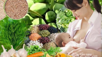 6 thực phẩm giúp lợi sữa, món thứ 3 ai sinh con rồi cũng từng ăn