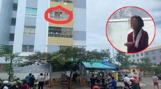 Rộ tin vợ bị chồng đánh, lao qua lan can tầng 4 chung cư ngã xuống đất khiến CĐM xôn xao
