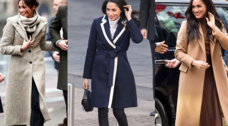 11 outfit với áo khoác dài sang chảnh được công nương Meghan Markle diện 'ngon ơ'