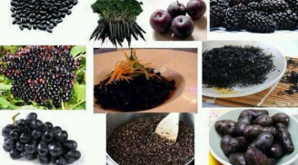 Những thực phẩm màu đen tốt như nhân sâm, nhất là loại thứ 2 nhà nào cũng có