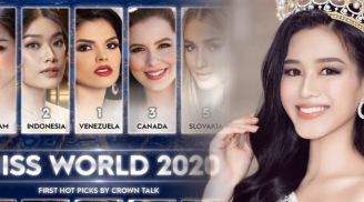 Vừa đăng quang, Đỗ Thị Hà đã nằm trong top 4 những gương mặt sáng giá nhất tại Miss World 2021
