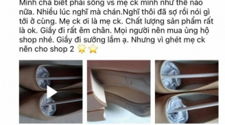 'Giận cá chém thớt': Khách feedback giày đi 'sướng lắm' nhưng chỉ cho 2 sao vì... giận mẹ chồng