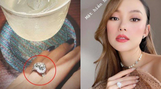 Minh Hằng bất ngờ khoe chiếc nhẫn kim cương khủng ngầm thông báo sắp lên xe hoa?