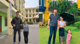 Lan Phương ngỡ ngàng khi chồng Tây cao 2 mét vẫn chưa là gì so với người này