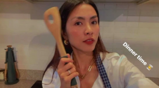 Hà Tăng thể hiện độ cưng chiều của mẹ bỉm, tự tay chuẩn bị và trang trí bữa ăn cho các con