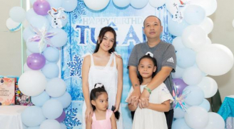 Phạm Quỳnh Anh và chồng cũ tái hợp trong tiệc sinh nhật của con gái