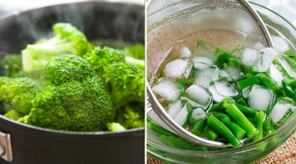 Thả thứ này vào luộc rau loại sạch độc tố rau xanh mướt giàu gấp đôi vitamin, ai cũng thích