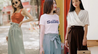 Tuyệt chiêu mix quần cạp cao thắt eo cho quý cô công sở thon thả giấu nhẹm khuyết điểm vóc dáng