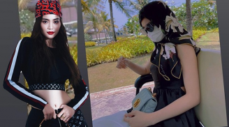 Đẳng cấp xài đồ hiệu như Ninh Dương Lan Ngọc, đồ che mưa che nắng cũng sương sương hơn 100 triệu đồng