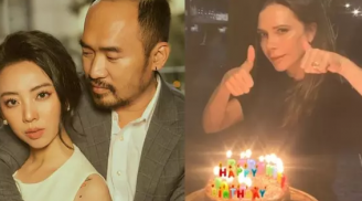 Thu Trang giật mình khi phát hiện Tiến Luật gửi lời chúc mừng sinh nhật Victoria Beckham