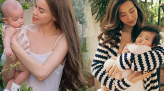 Hội mẹ bỉm sau sinh kết thân với tóc mới: Hà Hồ thay màu tóc, Sara Lưu cải biên tóc mái