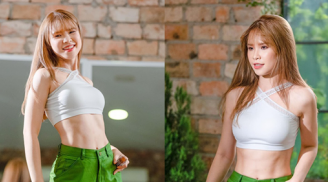 Khởi My lộ vóc dáng thật qua ống kính của team qua đường, body có chuẩn chỉnh như ảnh tự đăng?