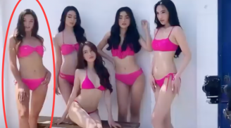 Ngọc Trinh khoe body 'nét căng' trong buổi tuyển chọn người mẫu, lấn át cả bạn gái Bùi Tiến Dũng