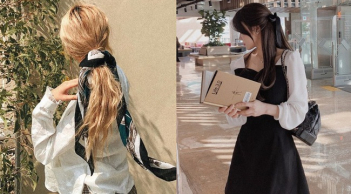 Học gái Hàn thắt nơ cho mái tóc vừa trendy vừa xinh ngất ngây