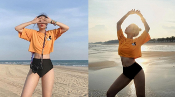Mặc bikini mà chẳng cần hở bạo, Hoàng Thùy Linh vẫn hút hồn fan bởi vóc dáng gợi cảm