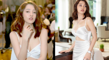 'Vợ hờ' của Quốc Trường đẹp xuất thần như nàng thơ với mái tóc dài xoăn nhẹ