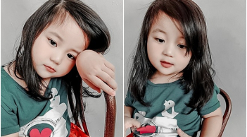 Bé gái 3 tuổi nói được ba thứ tiếng, tạo dáng yêu như thiên thần khiến CĐM điêu đứng