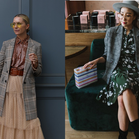 Khám phá cách mix áo blazer kẻ ô cho nàng công sở đầy phong cách