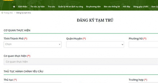 5 bước đăng ký tạm trú, tạm vắng online đơn giản, nhanh gọn - Vimarsana News