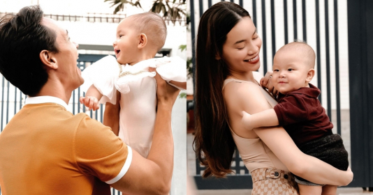 Hà Hồ tung loạt ảnh cả nhà tạo dáng vội trước sân nhà, biểu cảm của Leon và Lisa chiếm trọn spotligh - Vimarsana News