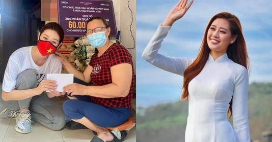 Khánh Vân có hành động đẹp với người khuyết tật bán vé số tại TP.HCM - Vimarsana News